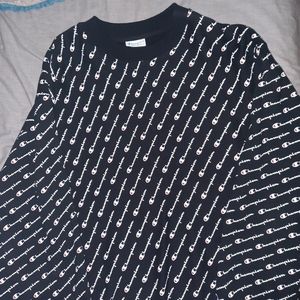 Champion Reverse Weave All Over Print Crewneck Sweater Size 3XL WORN ONCE!!!